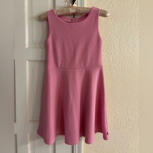 Kate Spade Girls Pink Sleeveless A Line Short Flared Dress Size 10
